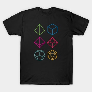 Roll - Dungeons & Dragons Line Art Series T-Shirt
